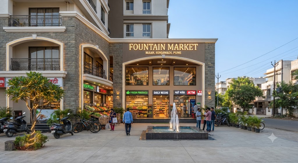 Fountain Market, Maan