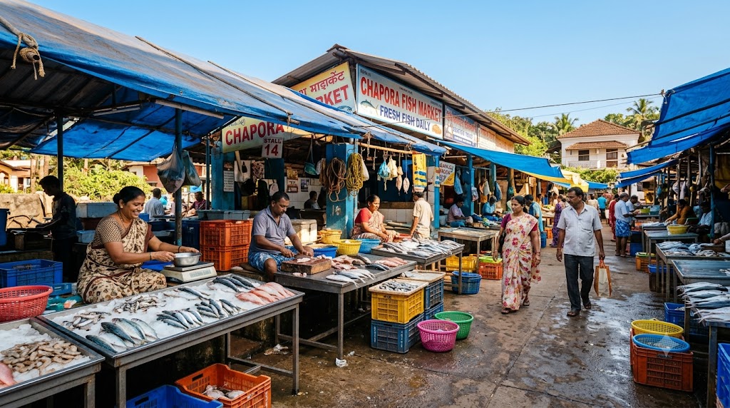 Chapora Fish Market