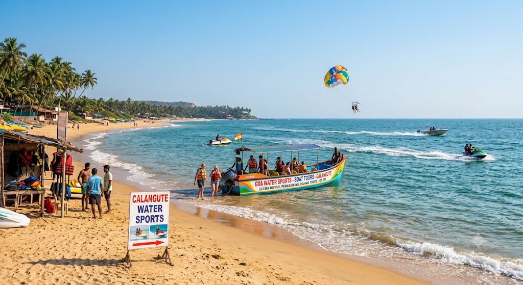 Goa Water Sports Activities and Boat Tours