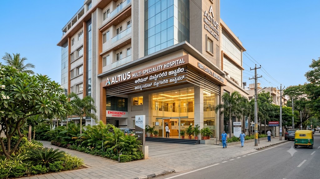 Altius Multi-speciality Hospital, HBR Layout