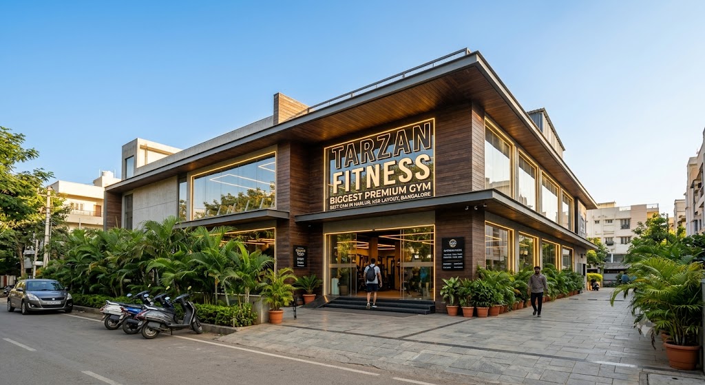 Tarzan Fitness | Biggest Premium Gym | Best gym in Harlur