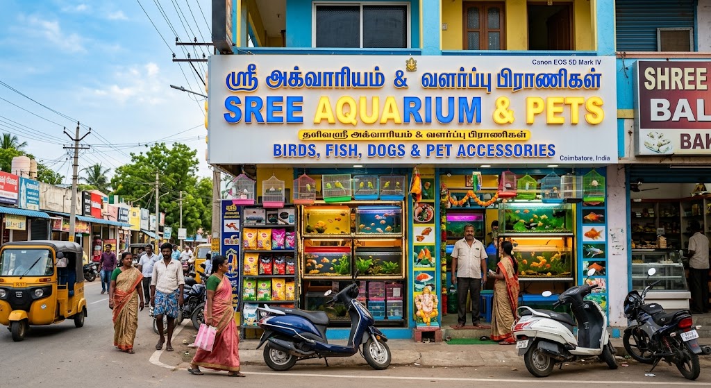 SREE AQUARIUM & PETS (ஸ்ரீ அக்வாரியம் & வளர்ப்பு பிராணிகள்)