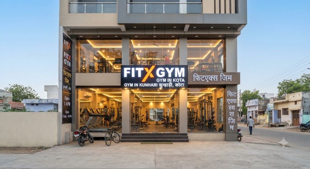 FITX Gym - Gym In Kota || Gym In Kunhari Kota ||